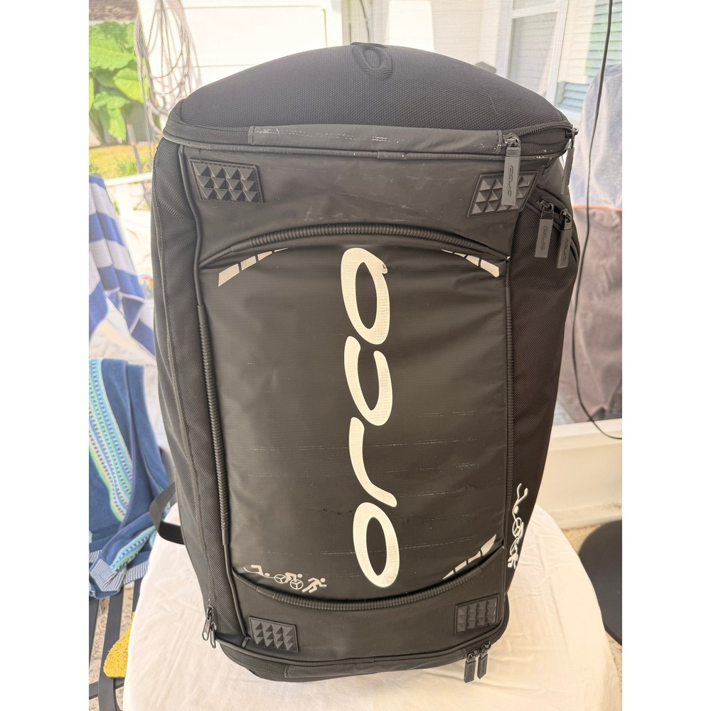 Orca Triathlon Transition Backpack Black Gear Bag Training Race Day